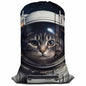 Swono Cat In Outer Space Extra Heavy Duty Laundry Bag, Cute Cartoon Kitten Astronomy Cosmos Dirty Clothes Drawstring Bag with Tear Resistant Fabric, Laundry Liner for Hamper, Space Adventure - color: Cat In Outer Space