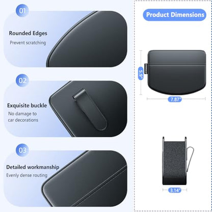 Tumecos 2Pcs Multifunctional Car Storage Box,Trash Can, Auto Door Side Organizer,Large Capacity Storage Bag,Foldable Back Seat Storage Pocket, Car Accessories Organizer Box(Style B) - style: Style B