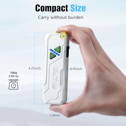 UV Flat EDC Flashlight Rechargeable 1000 High Lumens Pocket Light with RGB | Magnetic Base Small Flashlights, Dual Switch,Aluminum Alloy Body,USB-C Waterproof Work Flash Light for Work,Home,Emergencies - color: RBG White