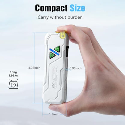 UV Flat EDC Flashlight Rechargeable 1000 High Lumens Pocket Light with RGB | Magnetic Base Small Flashlights, Dual Switch,Aluminum Alloy Body,USB-C Waterproof Work Flash Light for Work,Home,Emergencies - color: RBG White