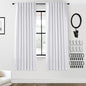Greyish White Blackout Curtains 72 Inch Long for Living Room,Linen Back Tab Pleated Room Darkening Insulated Black Out Curtains 72 Inch Length 2 Panels Set - color: Greyish White, size: 52"W x 72"L (Pack of 2)