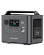AFERIY Portable Power Station 800W(1600W Peak) Output, With Bidirectional Inversio, 512Wh LiFePO4 Battery, 10ms UPS Pure Sine Wave 200W Max Solar Input Generator for Camping, CPAP, Emergency - color: B