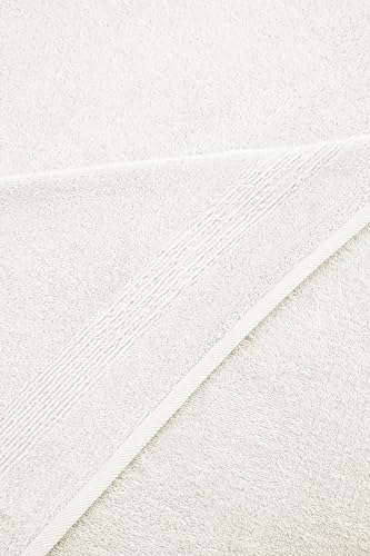 Ozdilek 2-Piece Bath Towels, 27x54 100% Turkish Cotton, Luxury Quick Dry, Extra Large, Fade-Resistant, Eco-Friendly, Spa Towel, Comfortable (Ivory) - color: Ivory