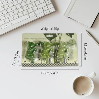 Plant Propagation Buddy 3pcs Plant Cutting Holders for Stems, Sprouts and Shoots, Indoor Plant Supports for Propagating Cuttings, Gift for Plant Lovers, Funny Plant Accessories