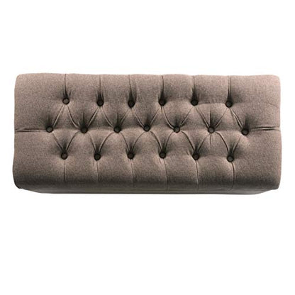 HomePop Ainsley 40" Storage Ottoman Bench - Brown - color: Brown