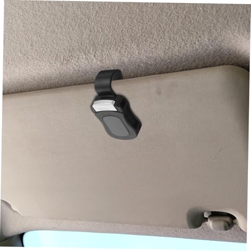 2pcs Car Visor Sunglasses Holder Multifunctional Eyeglasses Clip Organizer for Vehicles Secure Grip Design Fit for All Eyewear Stylish Auto Accessories for Drivers
