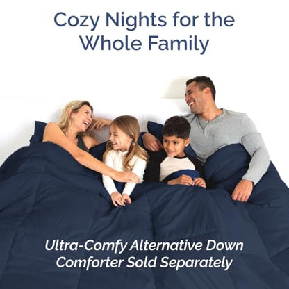 Olympic Queen Sheet Set 66x80 - 4 Piece RV Olympic Queen Size Sheets - Soft, Breathable & Cooling - Fits 14” to 16" Mattress w/ Deep Pockets - Comfy Luxury Bedding - Fade & Wrinkle Free - Navy Blue - color: 24 - Navy Blue, size: Olypmic Queen