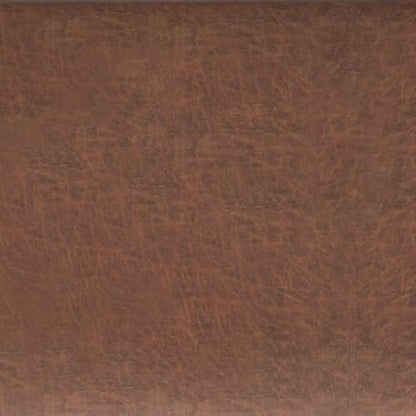 SIMPLIHOME Dover Storage Ottoman Bench - 36 inch Wide Upholstered Vegan Leather Rectangular Lift-Top Ottoman in Distressed Umber Brown, Contemporary Bench for Living Room with Safety Hinges - color: Distressed Umber Brown