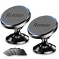 【 2-Pack 】 Magnetic Phone Holder for Car Dashboard【Strong Magnet】iPhone Magnetic Phone Mount for Car Phone Holder 【4 Metal Plate】Cell Phone Holders for Your Car Mount for iPhone 17 Pro Max Air 16 15
