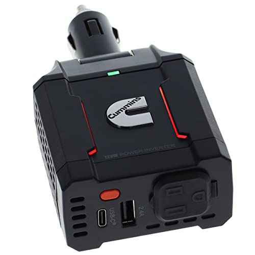 Cummins 120 Watt Inverter 12v Socket DC to AC Inverter Direct Plug Converter CMN120D