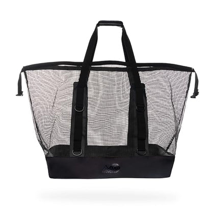 MISSION Boat Gear CASSI Heavy-Duty Outdoor Tote and Waterproof Marine-Grade Mesh Boat Bags - color: Black, size: 170 Liter