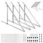 2 Sets 45 inch Adjustable Solar Panel Brackets, Foldable Tilt Mount Brackets, Suitable for 2-4pcs 100 200 300 400 Watt Solar Panel for Roof, Boat, RV, and Off-Grid