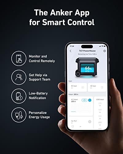 Anker SOLIX F2000 Portable Power Station, PowerHouse 767 and 760 Expansion Battery, 4096Wh LiFePO4 Battery with 4 AC Outlets Up to 2400W, GaNPrime Solar Generator for Home, Outdoor Camping, RV - style: 760 Expansion Battery+F2000