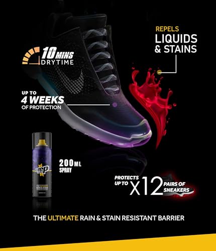 Crep Protect Shoe Protector Spray - CURE Kit - Premium Sneaker Cleaning Kit, with Brush, Solution, Microfibre Cloth and Reusable Pouch, Sneaker Care Kit & Cure Refill
