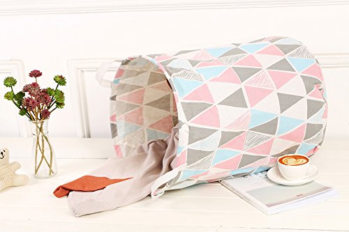 Merdes 19.7’’ Waterproof Foldable Laundry Hamper, Dirty Clothes Laundry Basket, Linen Bin Storage Organizer for Toy Collection (Triangle) - color: Triangle