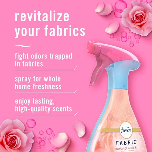Febreze Odor-Fighting Fabric Refresher, Romance & Desire, 23.6oz