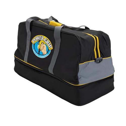 Camco Power Grip Electrical Accessory Bag with Adapter Storage Storage Duffel Secures PowerGrip Extension Cords and Accessories (55014), Black