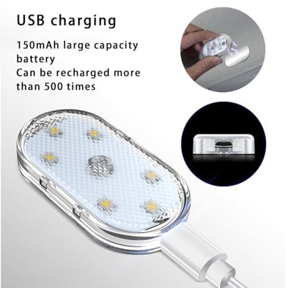 Mini LED Closet Light Touch Light Rechargeable Cabinet Lighting | Multi Color Wireless USB Rechargeable Magnetic LED Light for Bedroom Wardrobe Counter Kitchen (4Pcs/Pack) (Blue) - color: Blue