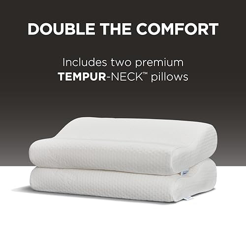 Tempur-Pedic TEMPUR-Ergo Neck Pillow, Medium Profile, White - size: Medium Profile