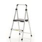 COSCO 2 Step Lite Solutions Folding Step Stool, Aluminum/Black - style: 2 Step