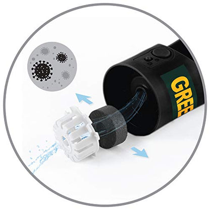 Pets First Dog Water Bottle. NFL Green Bay Packers PET Water Bottle. Best Cat Water Bottle. Water Fountain Dispenser for Dogs & Cats., Black, 13.5oz (GBP-3344) - color: Green Bay Packers