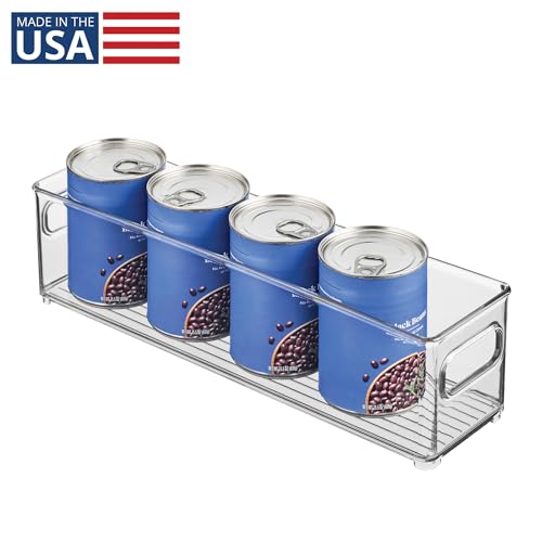 InterDesign Refrigerator and Freezer Storage Container – Deep Organizer Bin for Kitchen, Clear | Deep Organizer Bin, For Kitchen - style: Pack of 1