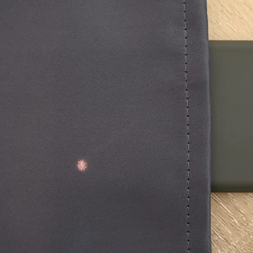 Pickluc Dark Grey Cafe Curtain - Half Window, 30 Inches Length, Rod Pocket, Small Kitchen Curtain, Blackout for Small Windows - 30" Wide x 30" Long, 2 Panels Set - color: Grey, size: 30"W x 30"L (Pack of 2)