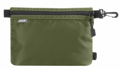 GOX Small Toiletry Bag for Men Bulk Cosmetic Bag Dopp Kit Carry On Zipper Pouch Organization Nylon Small Packing Sack Waterproof (Dark Green) - color: Dark Green
