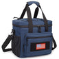 ATRIPACK Lunch Box for Men, Tactical Lunch Bag MOLLE Webbing Leakproof Insulated Lunchs Cooler Women Adult Meal with Adjustable Shoulder Strap Lunch Pail - color: Blue, size: Large