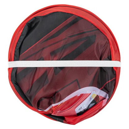 Disney Pixar Cars Pop Up Hamper - Lightning McQueen Racecar Mesh Laundry Basket/Bag with Durable Handles - Storage for Clothes and Toys - color: Blue - Cars