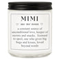 Funny Mimi Gifts, Birthday Mothers Day Christmas Gift for Mimi Grandma & Grandmother, Unique Present Ideas - Lavender Scented Candle - style: MIMI