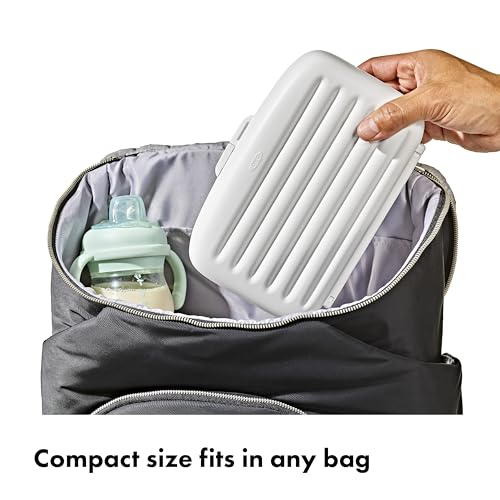 OXO Tot Travel Size Drying Rack with Bottle Brush- Gray - color: Gray
