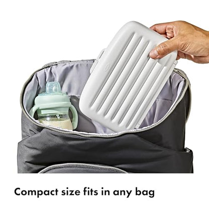 OXO Tot Travel Size Drying Rack with Bottle Brush- Gray - color: Gray