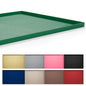 Hubulk Dog Feeding Mat,100% Waterproof Food Grade Silicone Pet Food and Water Bowl Placemat,Dishwasher, High Raised Edge to Prevent Spills,Nonslip Tray to Stop Messes on Floor(19"x12"x0.5",Hunter - color: Hunter green, size: 19"l X 12"w