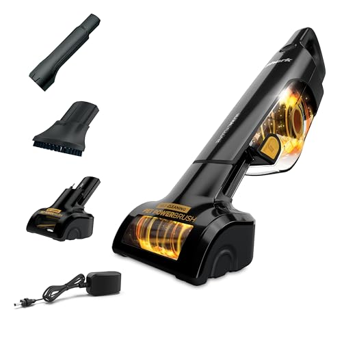 Shark UltraCyclone™ Pet Pro Plus Cordless Hand Vacuum, Powerful Suction, Handheld Vacuum for Car & Home, Pet Power Brush, Crevice Tool, Scrubbing Brush, XL Dust Cup, Black, CH951 - style: UltraCyclone Pet Pro Plus - Black