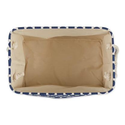 Bone Dry Pet Storage Collection Lattice Paw Print, Nautical Blue, Large Rectangle - color: Nautical Blue, size: Large Rectangle