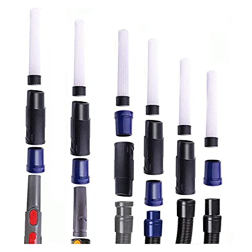 Alrens 1 1/4" Shop Vacuum Attachments Brushes Kit 1-1/4 inch 1-3/8 inch Vacuum Cleaner Accessories, Set of 7 - size: vacuum brush kit 7 pack
