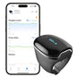 Wellue O2Ring-S Oxygen Monitor with Vibration Reminder, Bluetooth Pulse Oximeter Tracks SPO2 and Pulse Rate, 24 hrs Battery Life, 4*10 Hours Built-in Memory, Rechargeable Pulse Ox with Free PC & APP - size: Standard