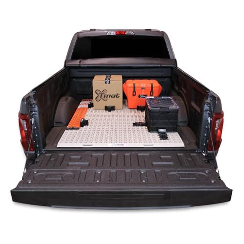 Tmat Truck Bed Organizer Storage System Slide Out Mat (Desert Tan, 6'6" to 6'9" Full-Size Trucks) - color: Desert Tan, size: 6'6" to 6'9" Full-size Trucks