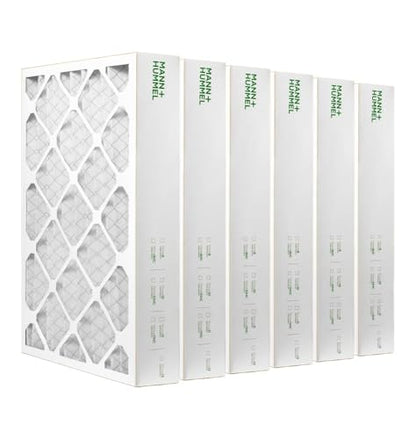 Mann+Hummel 16x25x4 MERV 8 Pleated HVAC AC Furnace Air Filters. Case of 6. (Exact Size: 15.5 x 24.5 x 3.75 Inches) - style: 16 x 25 x 4