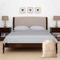 Olympic Queen Sheets Set, 100% Egyptian Cotton, Luxury 600 Thread Count, 4 Pc Super Queen Sheets Sets, Soft & Breathable, Snug Fit,16" Deep Pocket Fitted Sheet, 2 Pillowcases & 1 Flat Sheet,Light Gray - color: Light Gray, size: Olympic Queen (66 x 80)