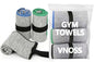 Microfiber Gym Towels 3 Pack, Quick Dry Workout Towel, Fast Drying Sweat Towel for Men & Women, Workout Gear, Yoga, Camping, Hiking, Gym Gifts - 16x26.8 Inch, Heather Grey