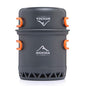 widesea Camping Cookware Outdoor Pot Pan Cooking Equipment Heat Exchange Design for Hiking Backpacking Travel - style: For 1 Person
