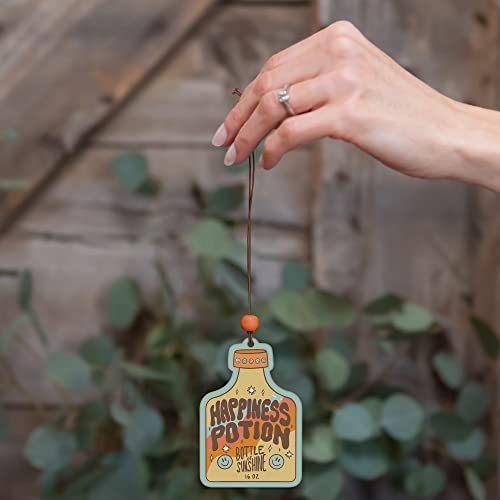 Studio Oh! Kind To All Kinds Set of 2 Hanging Car Air Freshener, Long-Lasting Fragrance, Odor Eliminator, Scented Car Accessory for Auto Interior, Decorative Air Freshener, 4 x 7.5 in