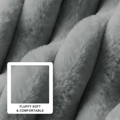 FURTIME Dog Beds Large Sized Dog, Washable Orthopedic Pet Bed with Removable Cover, Rectangle Soft Calming Sleeping Puppy Bed Durable Pet Cuddler with Anti-Slip Bottom, Grey, L(36"x27"x8") - color: Grey, size: L(36"x27"x8")