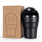 trasgo for Car Cup Holder Trash Can Small Mini Trash Can Car Office Household Trash Can (Black)