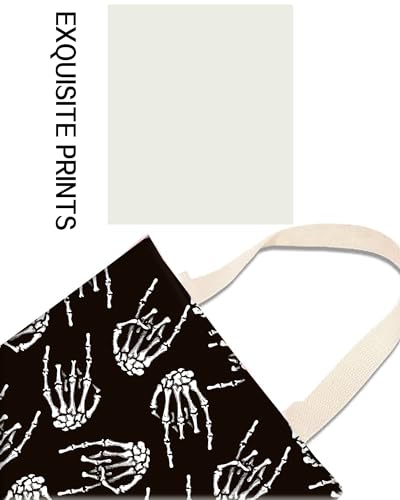 Car Garbage Can, Car Trash Bag Can for Vehicle, Travelling, Camping - Hanging Back Seat Organizer With Rock Skull Hands Design - color: Rock Skull Hands