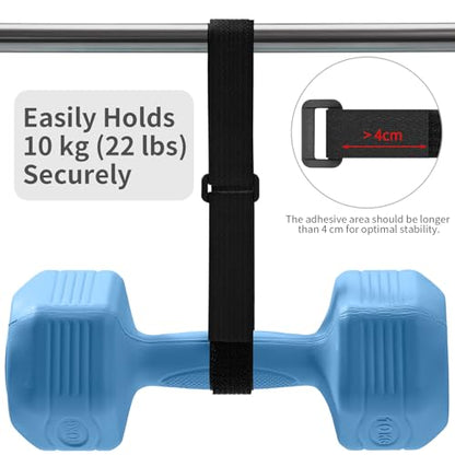Trilancer 1''x 16Ft Reusable Cable Ties, Adjustable Hook and Loop Straps with 25 Buckles, Cut to Length, Ideal for Wire Management, Cord Organizer, and Cable Straps, Black - size: 1'' x16Ft