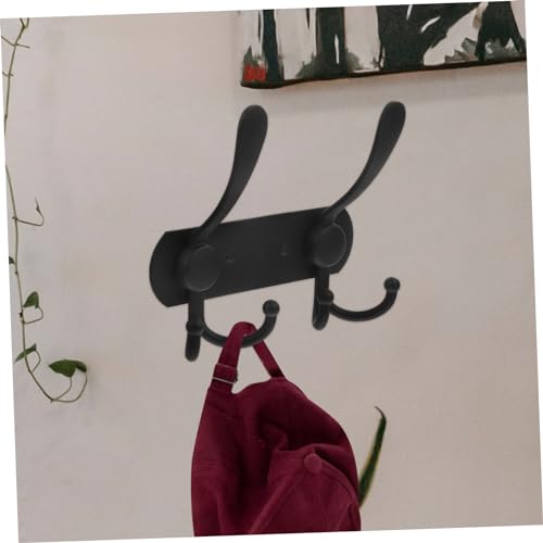 Homoyoyo Wall Mounted Multi-Functional Hooks for Bathroom Kitchen and Home Towel and Coat Hangers Easy to Install for Organizing Keys Purses and More