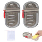 2 Pcs Travel Soap Case, Leak-Proof Bar Soap Travel Case with Lid Soap Box Holder with Drainage Layer, Portable Soap Container for Traveling, Bathroom, Gym, Camping, Outdoor - Clear